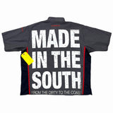 Vintage Patch Mechanic Work Shirt - Grey (XL-XXL)