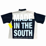 Vintage Patch Mechanic Work Shirt - Black/Grey (XXL)