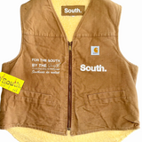 Vintage Signature Sherpa Work Vest - Tan (Medium)