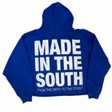 Vintage Patch Signature Hoodie - Royal Blue (XL)