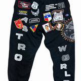 Vintage Patch Astroworld Sweatpants - Black (36-38W)