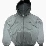 MITS Heavyweight Full Zip Hoodie - Charcoal