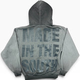 MITS Heavyweight Full Zip Hoodie - Charcoal