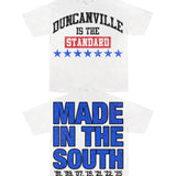 MITS x Duncanville Basketball T-Shirt - Off White/Royal